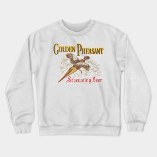 Golden Pleasant Sebewaing Beer Retro Defunct Breweriana Crewneck Sweatshirt